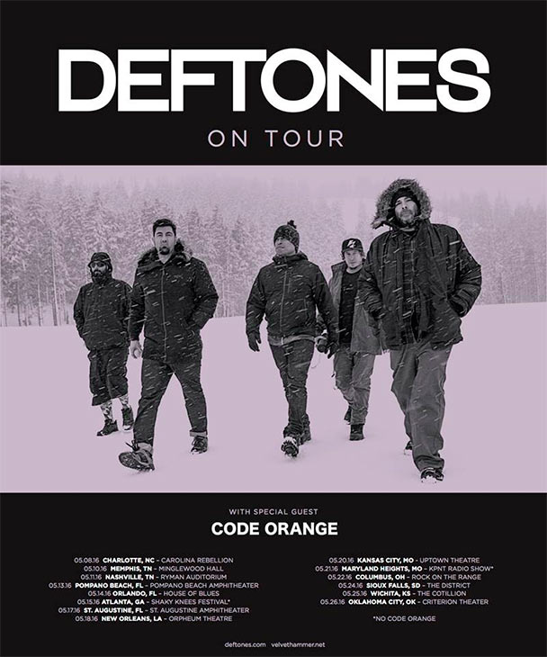 Deftones, Code Orange Tour The Circle Pit